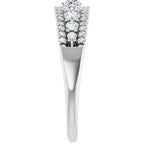Natural Diamond Graduated Anniversary Band