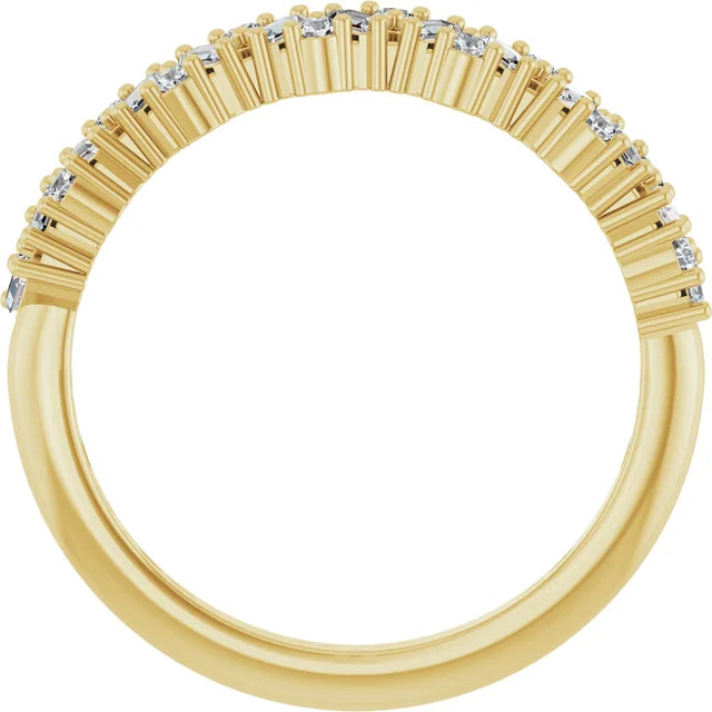 Natural Diamond Scattered Anniversary Band