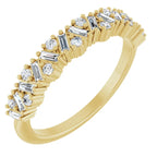 Natural Diamond Scattered Anniversary Band