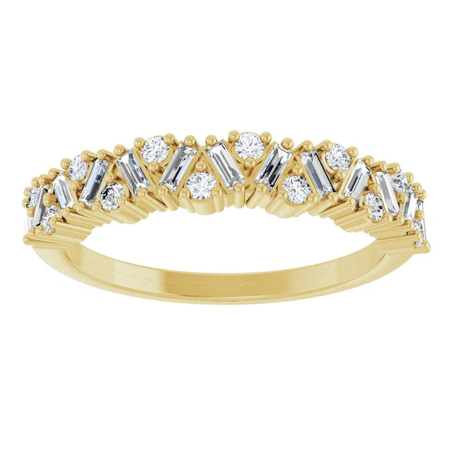 Natural Diamond Scattered Anniversary Band