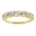 Natural Diamond Scattered Anniversary Band