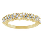Natural Diamond Scattered Anniversary Band