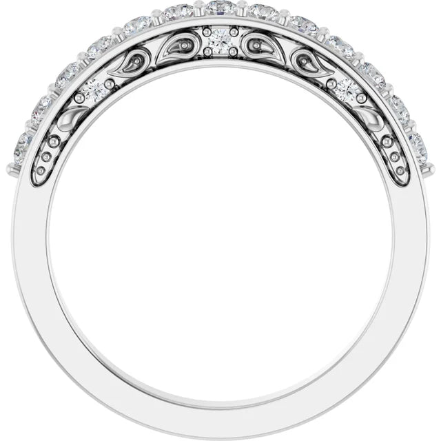 Natural Diamond Anniversary Band