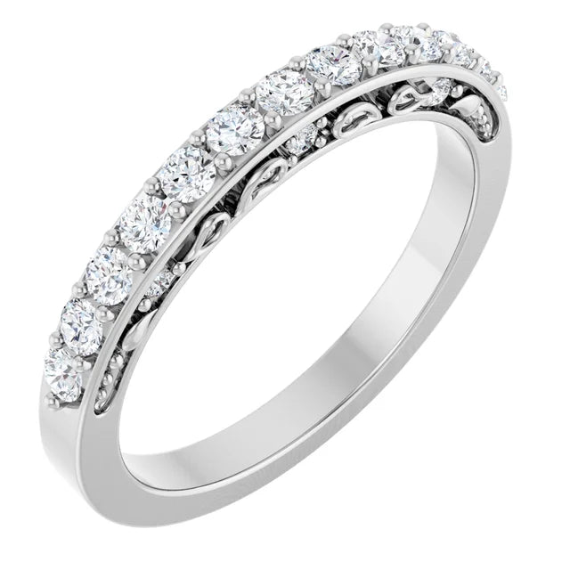 Natural Diamond Anniversary Band