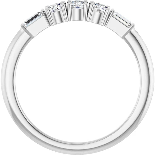 Natural Diamond Anniversary Band