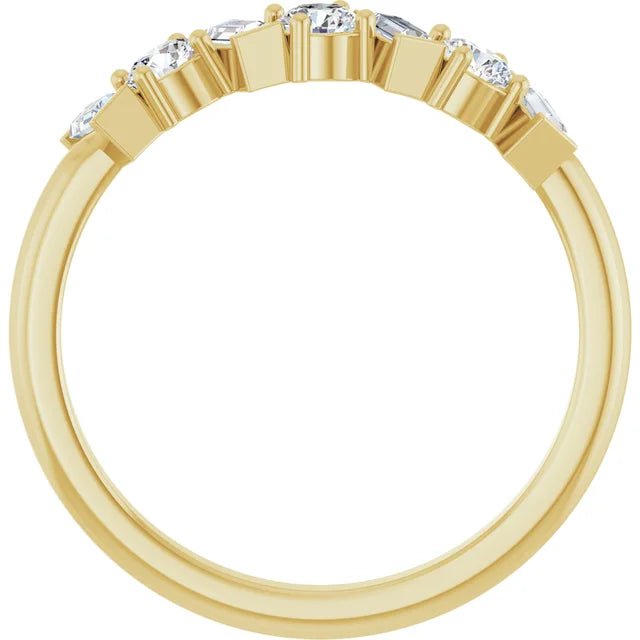 Multi-Shape Anniversary Band