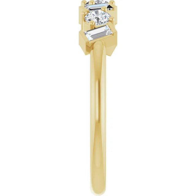 Multi-Shape Anniversary Band