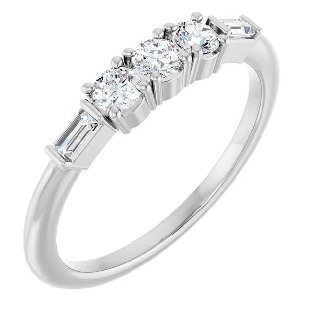 Natural Diamond Anniversary Band