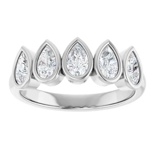 Natural Diamond Anniversary Band