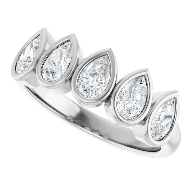 Natural Diamond Anniversary Band