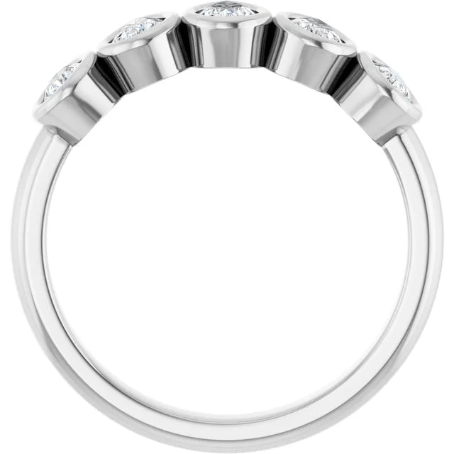 Natural Diamond Anniversary Band