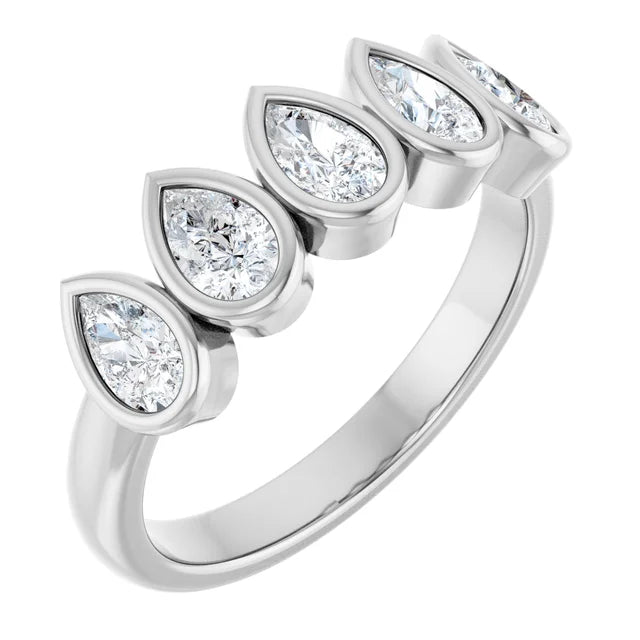 Natural Diamond Anniversary Band