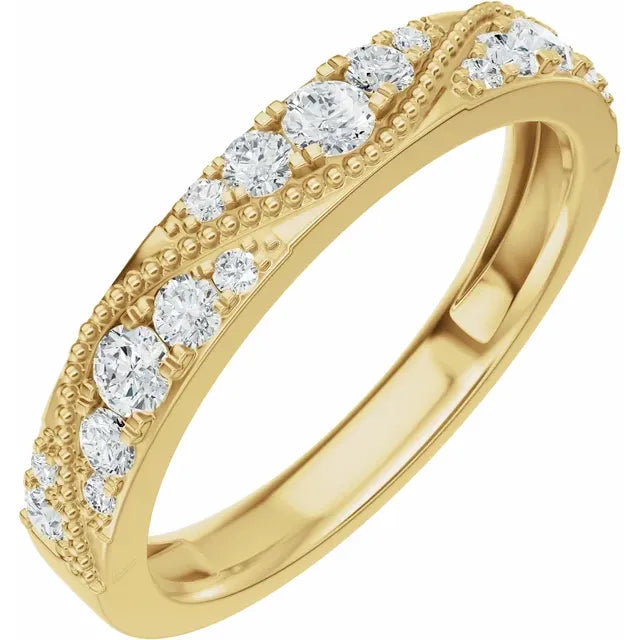 Natural Diamond Anniversary Band