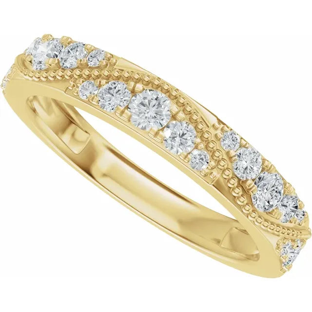 Natural Diamond Anniversary Band