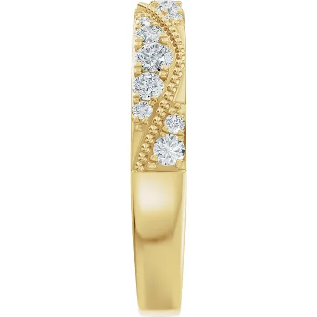 Natural Diamond Anniversary Band