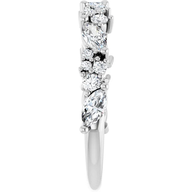 Natural Diamond Anniversary Band