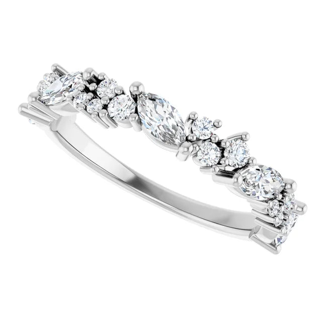 Natural Diamond Anniversary Band