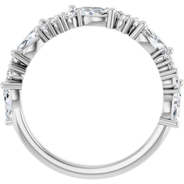 Natural Diamond Anniversary Band
