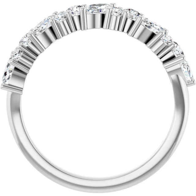 Natural Diamond Anniversary Band