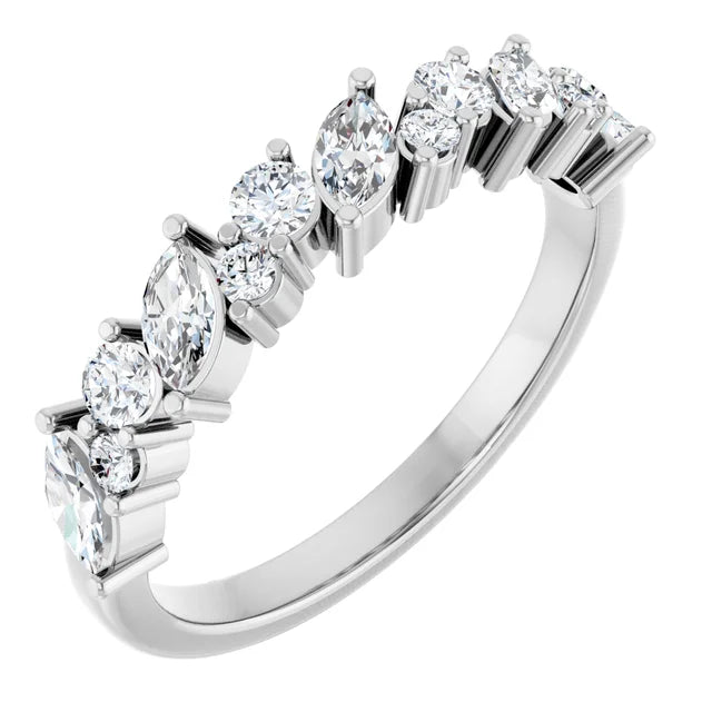 Natural Diamond Anniversary Band