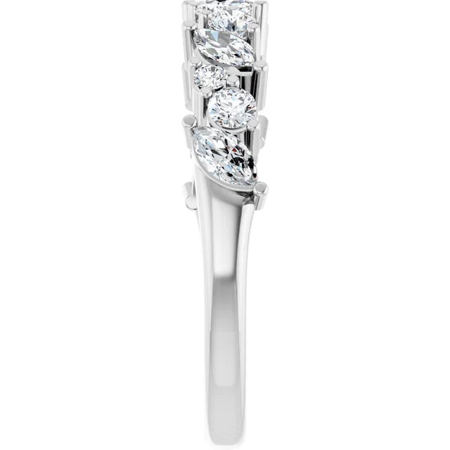 Natural Diamond Anniversary Band