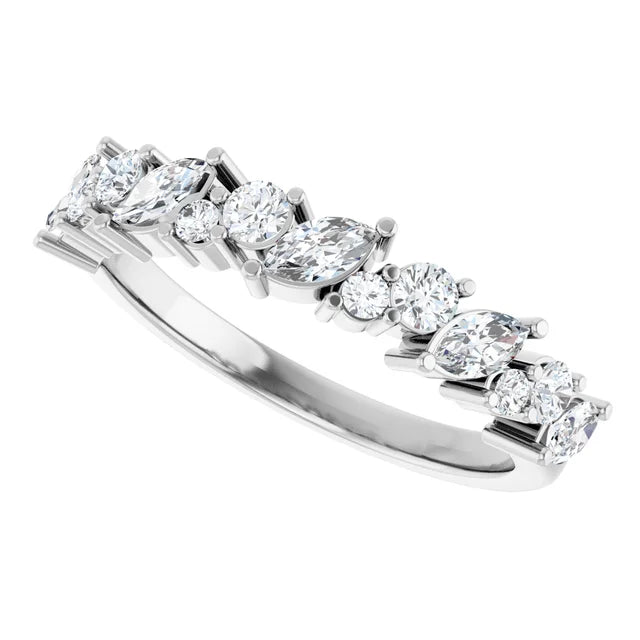 Natural Diamond Anniversary Band