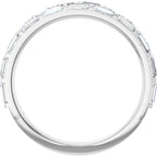 Natural Diamond Double Row Anniversary Band