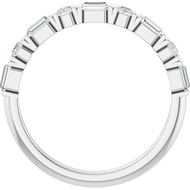 Natural Diamond Anniversary Band