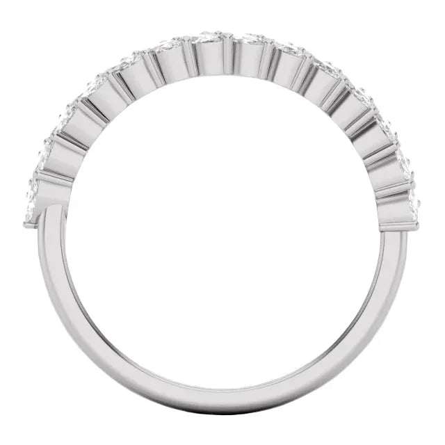 Lab-Grown Diamond Double Row Anniversary Band