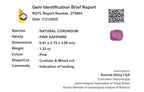 Sri Lankan Natural Pink Sapphire 1.22CT