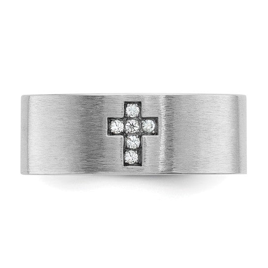 Men's Diamond Cross Rings