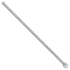 14k White Gold 10 carat Lab Grown Diamond VS/SI+ G+ Complete Round Tennis Bracelet