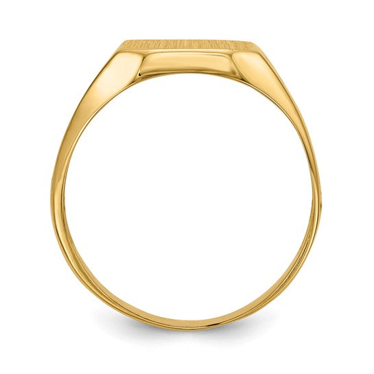 Polished Gold Fancy Signet Rings