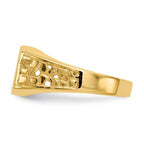 Polished Gold Fancy Signet Rings