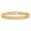 Leslie's 14K 8.5mm Beveled Curb Bracelet