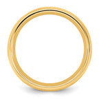 Half Round Milgrain Comfort Fit Band