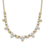 True Origin 14K Yellow Gold 1 1/2 carat Lab Grown Diamond VS+ F+ 18 in Complete Necklace