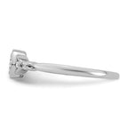 14k White Gold Complete Diamond Cluster Oval Engagement Ring