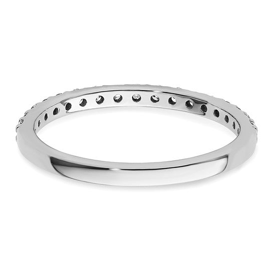 Stone Type Select 14k White Gold Diamond Band