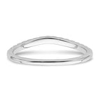14k White Gold 1/2 carat Lab Grown Diamond VS/SI+ G+ Complete Set of Two Wedding Bands