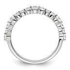 14k White Gold 1/2 carat Lab Grown Diamond VS/SI+ G+ Complete Fashion Band