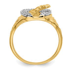 Men's Diamond Horseshoe Rings
