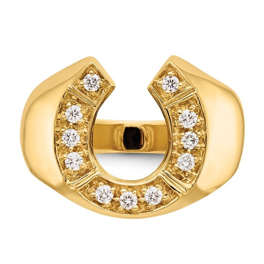 Men's Diamond Horseshoe Rings