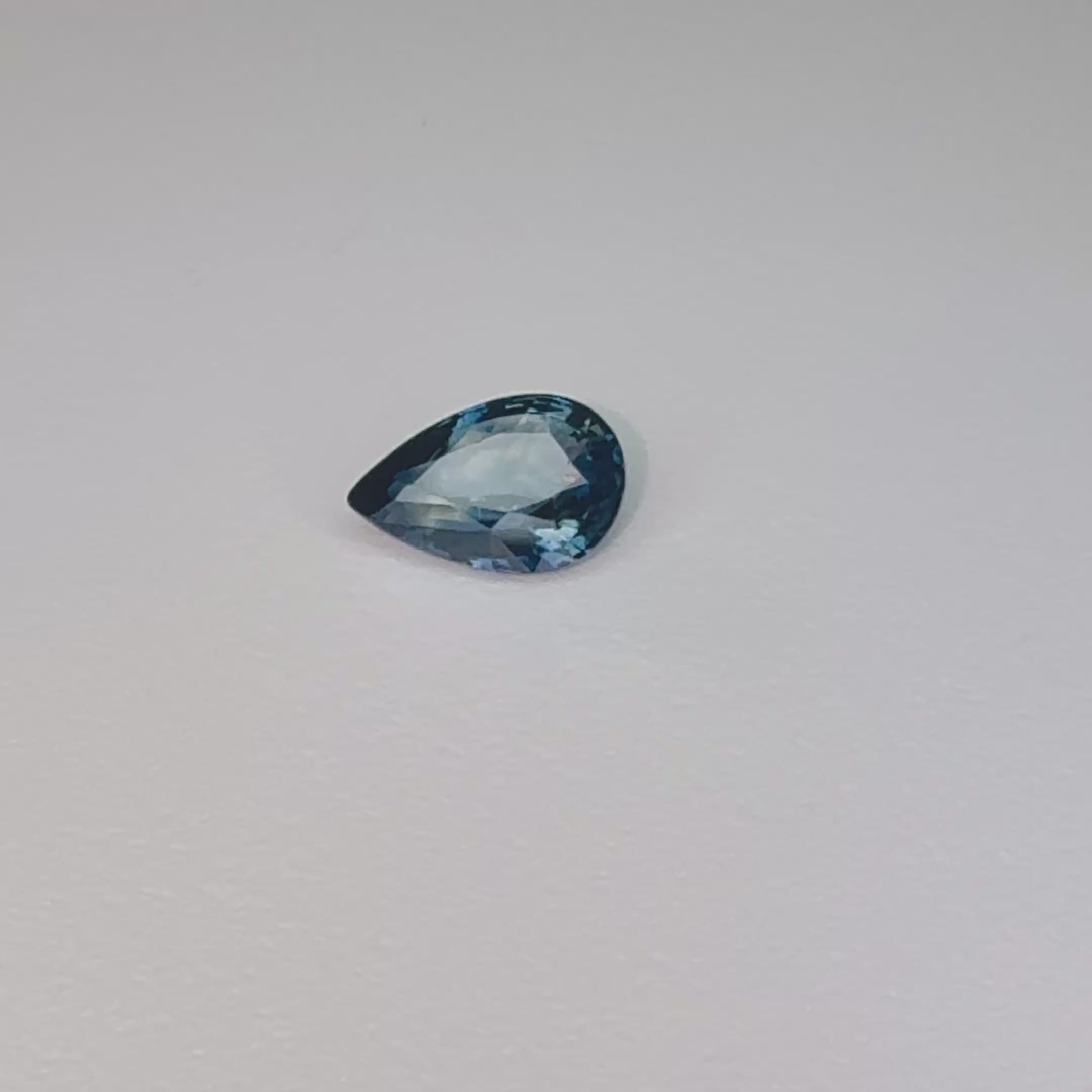 Natural Blue Sapphire 1.07 CT Pear Shape